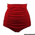 Tomlyws Women's Tankini Bikini Bottom High Waist Swim Shorts Briefs Shirred Tankini Bottom Sport Swimwear S-XXXL Red 7 B07D17Y152